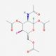 2-Acetamido-4-fluoro-1,3,6-tri-O-acetyl-2,4-dideoxy-D-glucopyranose (CAS 116049-57-1) - chemical structure image
