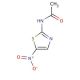 2-Acetamido-5-nitrothiazole (CAS 140-40-9) - chemical structure image