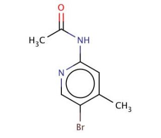 2-Acetemido-5-bromo-4-methylpyridine - chemical structure image