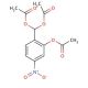 2-Acetoxy-4-nitro-benzaldiacetate (CAS 54362-25-3) - chemical structure image