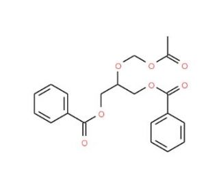 2-(Acetoxymethoxy)-1,3-propanediyl Dibenzoate (CAS 110874-22-1) - chemical structure image