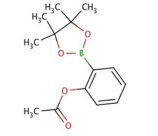 2-Acetoxyphenylboronic acid pinacol ester (CAS 480424-68-8) - chemical structure image