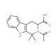 2-Acetyl-1,1-dimethyl-2,3,4,9-tetrahydro-1H-beta-carboline-3-carboxylic acid - chemical structure image