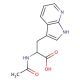 2-Acetyl-3-(1H-pyrrolo[2,3-b]pyridin-3-yl)-DL-alanine (CAS 63024-18-0) - chemical structure image