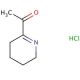 2-Acetyl-3,4,5,6-tetrahydropyridine Hydrochloride (CAS 27300-28-3) - chemical structure image