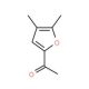 2-Acetyl-4,5-dimethylfuran (CAS 73761-44-1) - chemical structure image