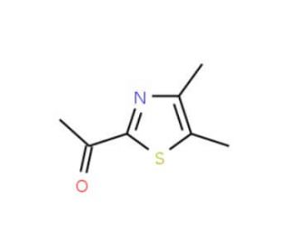 2-Acetyl-4,5-dimethylthiazole (CAS 7531-76-2) - chemical structure image