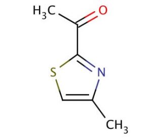 2-Acetyl-4-methylthiazole (CAS 7533-07-5) - chemical structure image