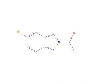 2-Acetyl-5-bromo-2H-indazole (CAS 1195623-05-2) - chemical structure image