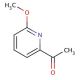 2-Acetyl-6-methoxypyridine (CAS 21190-93-2) - chemical structure image