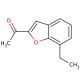 2-Acetyl-7-ethylbenzofuran (CAS 59664-03-8) - chemical structure image