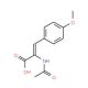 2-(Acetylamino)-3-(4-methoxyphenyl)acrylic acid - chemical structure image
