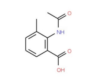 2-(acetylamino)-3-methylbenzoic acid (CAS 67081-69-0) - chemical structure image