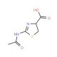 2-Acetylamino-4,5-dihydro-thiazole-4-carboxylic acid - chemical structure image