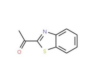 2-Acetylbenzothiazole (CAS 1629-78-3) - chemical structure image