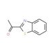 2-Acetylbenzothiazole (CAS 1629-78-3) - chemical structure image