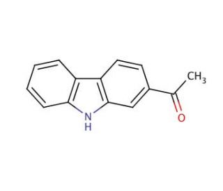 2-Acetylcarbazole (CAS 23592-74-7) - chemical structure image