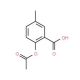 2-(acetyloxy)-5-methylbenzoic acid - chemical structure image