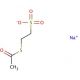 2-Acetylthioethanesulfonic Acid Sodium Salt - chemical structure image