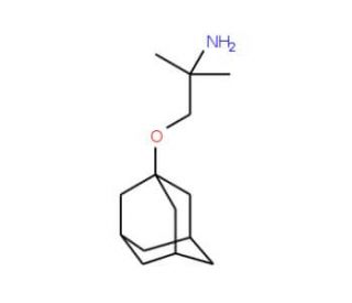 2-(Adamantan-1-yloxy)-1,1-dimethyl-ethylamine - chemical structure image