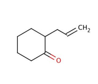 2-Allylcyclohexanone (CAS 94-66-6) - chemical structure image