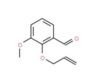 2-(Allyloxy)-3-methoxybenzaldehyde (CAS 23343-06-8) - chemical structure image