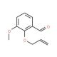 2-(Allyloxy)-3-methoxybenzaldehyde (CAS 23343-06-8) - chemical structure image