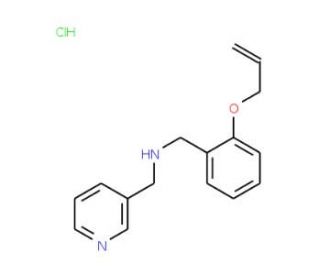 (2-Allyloxy-benzyl)-pyridin-3-ylmethyl-amine hydrochloride - chemical structure image