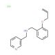 (2-Allyloxy-benzyl)-pyridin-3-ylmethyl-amine hydrochloride - chemical structure image