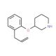 2-Allylphenyl 3-piperidinyl ether (CAS 946714-33-6) - chemical structure image