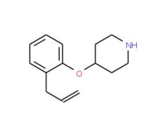 2-Allylphenyl 4-piperidinyl ether - chemical structure image