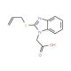 (2-Allylsulfanyl-benzoimidazol-1-yl)-acetic acid (CAS 312754-94-2) - chemical structure image