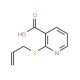 2-(Allylthio)nicotinic acid (CAS 175135-25-8) - chemical structure image