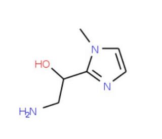 2-Amino-1-(1-methyl-1H-imidazol-2-yl)ethanol dihydrochloride (CAS 886496-98-6) - chemical structure image