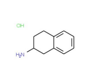 2-Amino-1,2,3,4-tetrahydronaphthalene HCl (CAS 1743-01-7) - chemical structure image