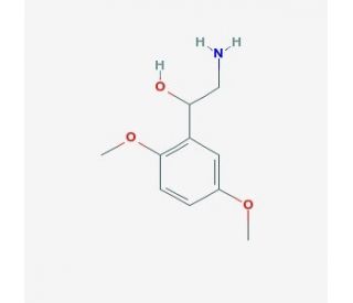 2-Amino-1-(2,5-dimethoxyphenyl)ethanol (CAS 3600-87-1) - chemical structure image