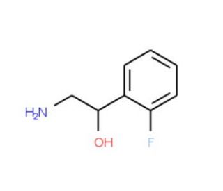 2-Amino-1-(2-fluorophenyl)ethanol (CAS 3225-74-9) - chemical structure image