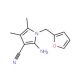 2-amino-1-(2-furylmethyl)-4,5-dimethyl-1H-pyrrole-3-carbonitrile (CAS 103026-02-4) - chemical structure image