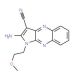 2-Amino-1-(2-methoxy-ethyl)-1H-pyrrolo[2,3-b]quinoxaline-3-carbonitrile - chemical structure image