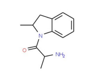 2-Amino-1-(2-methyl-2,3-dihydro-indol-1-yl)-propan-1-one - chemical structure image