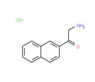 2-Amino-1-(2-naphthyl)-1-ethanone hydrochloride (CAS 38061-36-8) - chemical structure image