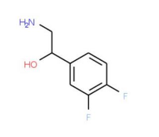 2-amino-1-(3,4-difluorophenyl)ethanol (CAS 10145-04-7) - chemical structure image