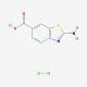 2-amino-1,3-benzothiazole-6-carboxylic acid hydrochloride (CAS 93-85-6 (non-salt)) - chemical structure image