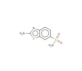 2-amino-1,3-benzothiazole-6-sulfonamide (CAS 18101-58-1) - chemical structure image