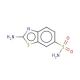 2-amino-1,3-benzothiazole-6-sulfonamide (CAS 18101-58-1) - chemical structure image