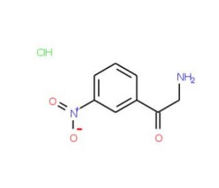 2-Amino-1-(3-nitrophenyl)ethan-1-one hydrochloride, 2-Amino-3&prime;-nitroacetophenone hydrochloride (CAS 36765-84-1) - chemical st