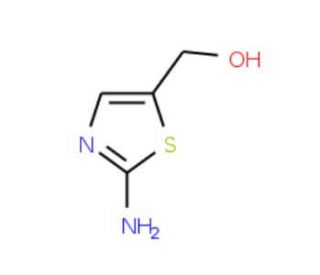(2-Amino-1,3-thiazol-5-yl)methanol (CAS 131184-73-1) - chemical structure image