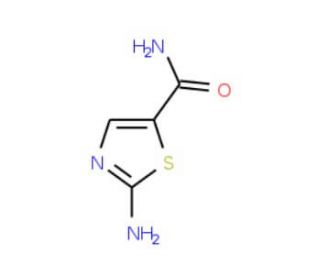 2-amino-1,3-thiazole-5-carboxamide (CAS 52499-04-4) - chemical structure image