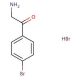 2-Amino-1-(4-bromophenyl)ethanone Hydrobromide - chemical structure image