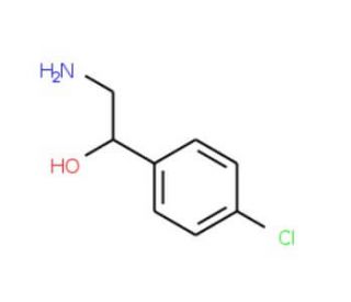2-amino-1-(4-chlorophenyl)ethanol (CAS 41870-82-0) - chemical structure image